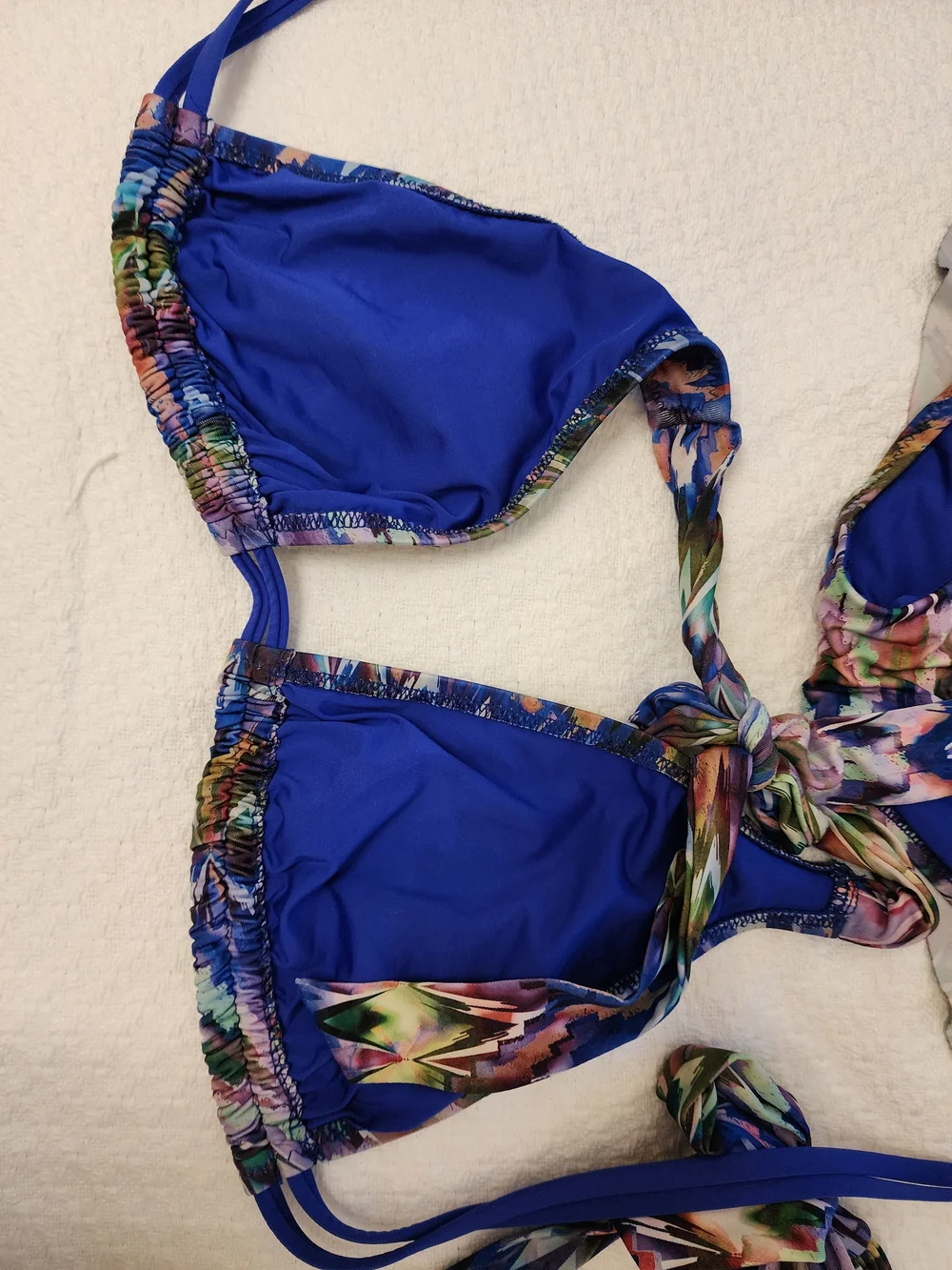 Becca By Rebecca Virtue Three-piece Bikini Set D Top M Bottoms